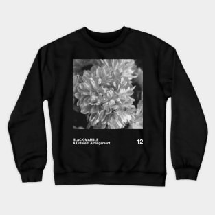 Black Marble / Minimalist Pantone Graphic Crewneck Sweatshirt